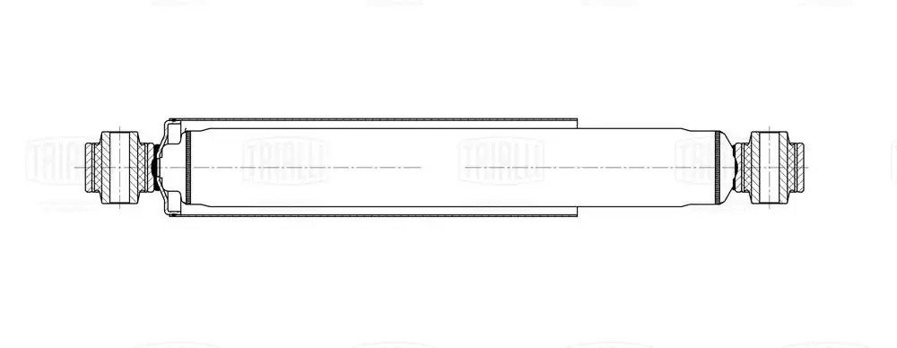 Амортизатор подвески для а/м УАЗ 2360 Profi задний TRIALLI AG03523 TRIALLI