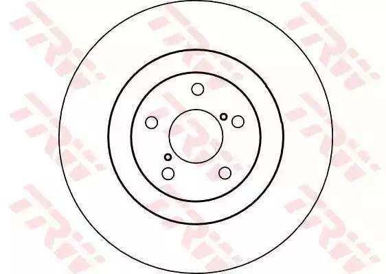 Диск тормозной передний SUBARU FORESTER, IMPREZA, LEGACY, OUTBACK DF4104 DF4104 TRW