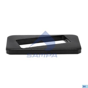 Пластина регулировочная пальца рессорного BPW 104х57,5х8 114.290 SAMPA