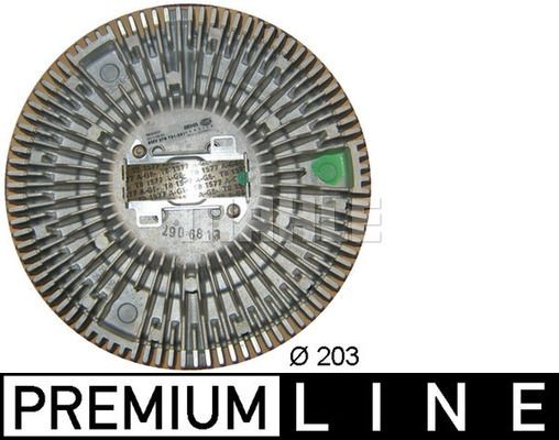 Вискомуфта вентилятора 203мм,F95/XF95 CFC 35 000P MAHLE KNECHT