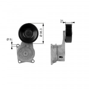 Натяжитель поликлин.ремня с роликом 7808-21070 T38170 GATES