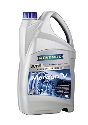 Масло трансмиссионное RAVENOL ATF MERCON V п/синт.4л 1212101-004-01-999 RAVENOL