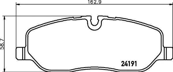Колодки тормозные LAND ROVER Discovery,Range Rover Sport передние (4шт.) TEXTAR 2419101 TEXTAR