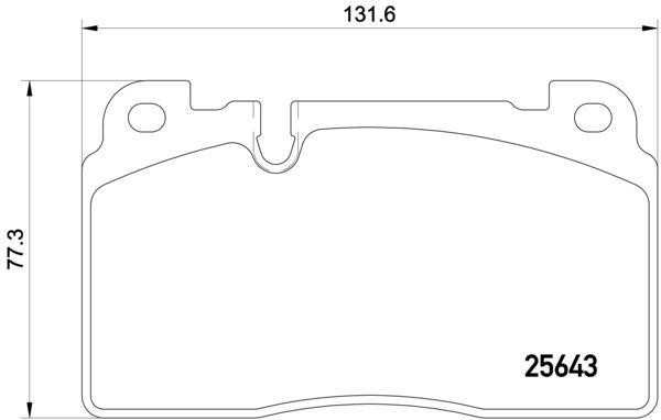 P85122 колодки дисковые передние!\ Audi Q5 2.0TFSI/3.0TFSI/2.0TDI/3.0TDI 08> P85122 BREMBO