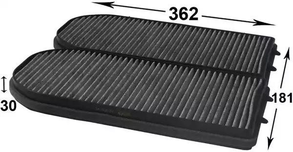 Фильтр воздушный салона BMW 7 (E38) JS ASAKASHI AC0024CSET JS ASAKASHI