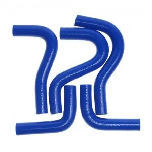 Патрубок ГАЗ-33022 Бизнес дв.УМЗ-4216 отопителя комплект 5шт. синий силикон MEGA 13017015 MEGA POWER