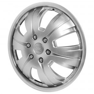 Колпаки колесные декоративные R16 серебро "AIRLINE" Бест (2 шт.) (передние для а AWCC-16-07 AIRLINE