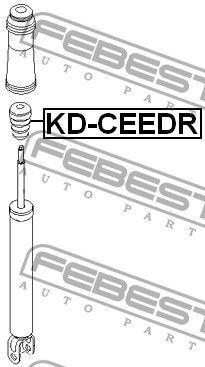 Отбойник амортизатора KD-CEEDR KD-CEEDR FEBEST