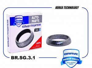 Кольцо глушителя BR.SG.3.1 2110-1206057 ВАЗ 2110, 2108-2115, 2123 {55*70*14} BRSG31 BRAVE