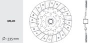 Диск сцепления CHEVROLET Captiva (C100) VALEO PHC DW54 VALEO PHC