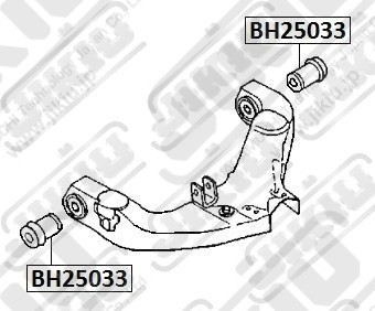 Сайлентблок  MAZDA E2000 SD Jan 97  BH25033 BH25033 JIKIU