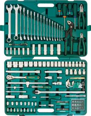 набор инструмента! универсальный 1/4'', 1/2''DR, 142пр.\ S04H524142S JONNESWAY