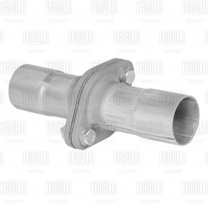 Соединение труб глушителя FL-55 L=232 мм алюминизированная сталь EMP FL-55 TRIALLI