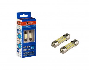 Лампа светодиодная 12V C5W SV8.5-8 блистер (2шт.) XENITE 1009598 XENITE