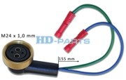Кабель электрический датчиков/кранов (2 полюса М24х1мм) HD-PARTS 316390 HD PARTS OY