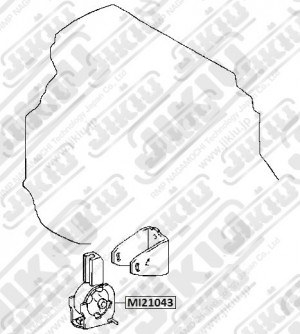 Опора двигателя  TOYOTA Avensis ADT25# Jan 03 Jan 8 MI21043 MI21043 JIKIU