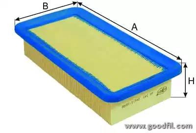 Фильтр воздушный AG349 AG 349 GOODWILL