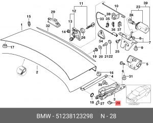 51 23 8 123 298 Буфер 51 23 8 123 298 BMW