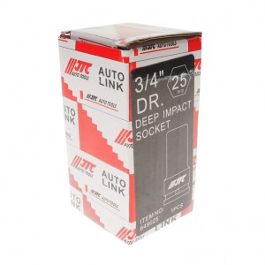 Головка торцевая 3/4" 25мм ударная глубокая L=90мм JTC JTC-649025 JTC TOOLS