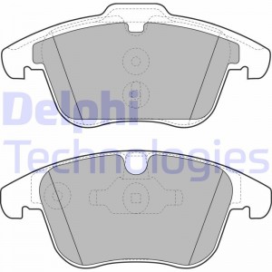 Колодки передние FORD MONDEO IV, GALAXY (WA6), VOLVO S80 II, V60, V70 II LP1967 LP1967 DELPHI