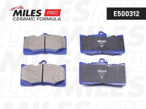Колодки тормозные передние (Смесь CERAMIC серия PRO) LEXUS GS 300/450h/460 05- ( E500312 MILES