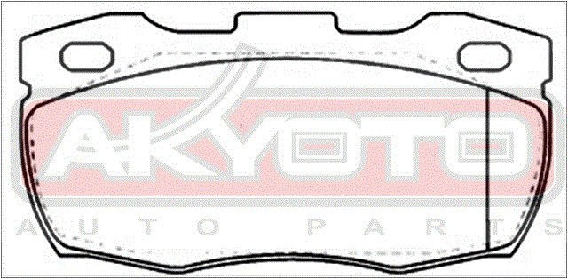 КОЛОДКИ ТОРМОЗНЫЕ ДИСКОВЫЕ ПЕРЕДНИЕ AKD-0243 AKYOTO