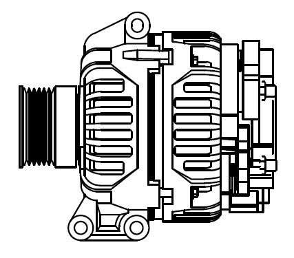 Генератор для а/м Renault Clio Symbol (00-)/Kangoo (97-) 1.4i 87A (LG 0922) LG0922 START VOLT