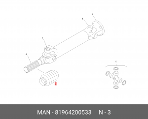 Сильфон 81964200533 MAN
