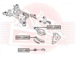 САЙЛЕНТБЛОК NISSAN/INFINITI 0201J50R1 0201-J50R1 ASVA