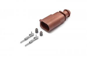 Разъем VW AUDI SKODA 2-х контактный компрессора кондиционера CARGEN AX8242S CARGEN