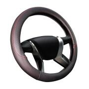 Оплетка руля (M) 37-39см черная экокожа стеганая Laredo SENATOR OPLS1601 SENATOR