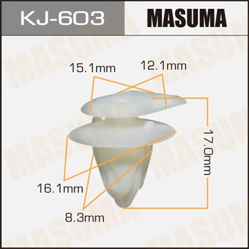 Пистон обивки универсальный MASUMA KJ603 MASUMA
