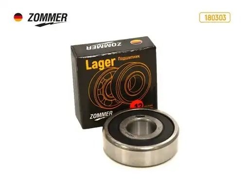 Подшипник 180303 генератора ВАЗ 2110, 2111, 2112 большой 180303 ZOMMER