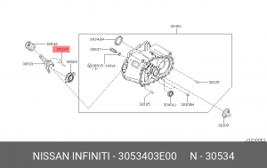 пружина тормозных колодок!\ Nissan 3053403E00 NISSAN