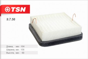 фильтр салона!ГАЗ Волга 31 2410 9.7.56 TSN