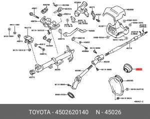 Сальник рулевой рейки 45026-20140 45026-20140 TOYOTA