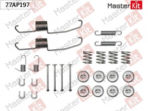 Комплект установочный барабанных колодок Toyota COROLLA (_E11_) 1997 - 2002 Mast 77AP197 MASTER KIT
