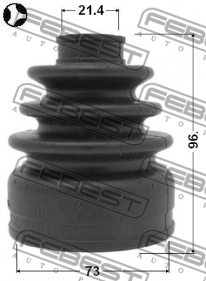 Пыльник ШРУСа внутренний NISSAN QASHQAI J10E 2006-2013 0215-J1016 0215-J1016 FEBEST