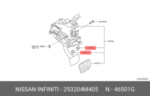 выключатель!\ Nissan 25320-4M405 NISSAN