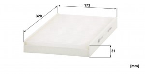 Фильтр воздушный салона MANN CU 3139 CU3139 MANN FILTER