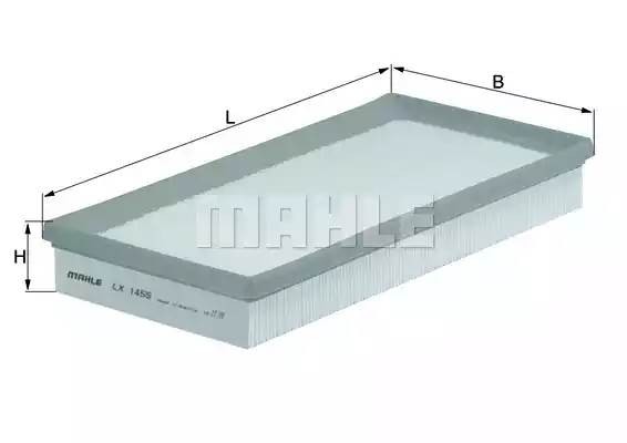 Фильтр воздушный LX1455 MAHLE KNECHT