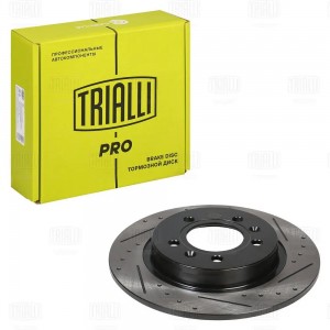 Диск торм. Changan CS55 Plus (21-) задн.d=283 (перф/слот/окраш)(DF 0309s) PRO DF 0309S TRIALLI