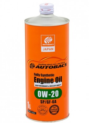 Масло моторное AUTOBACS ENGINE OIL 0W20 синт.1л Япония A00032229 AUTOBACS
