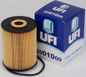 Фильтр масляный AUDI Q7 (4L) 3.6FSI, VW TOUAREG (7L/7P) 3.2/3.6 25.010.00 2501000 UFI