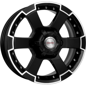 КиК M56 16.0 / 7.0J PCD 6x139.70 ET 38.00 ЦО 92.50 Литой / Черный с полированной 13538 K K WHEELS