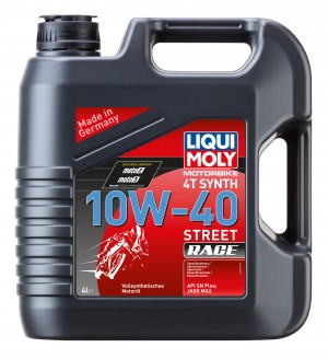 Масло моторное синтетическое для 4-т мотоц Motorbike 4T Synth Street Race 10W-40 20754 LIQUI MOLY