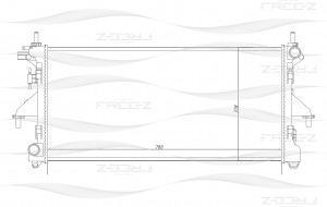 Радиатор CITROEN Jumper 06-FIAT Ducato 06-PEUGEOT Boxer 06- KK0175 KK0175 FREE Z