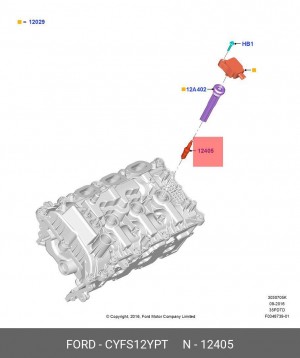 Свеча зажигания CYFS12YPT CYFS-12Y-PT FORD