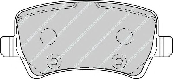Колодки торм.зад. FDB4237 FERODO