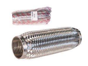 Гофра глушителя 60x250 в 3-ой оплетке interlock нержавеющая сталь GARDE G60250 GARDE